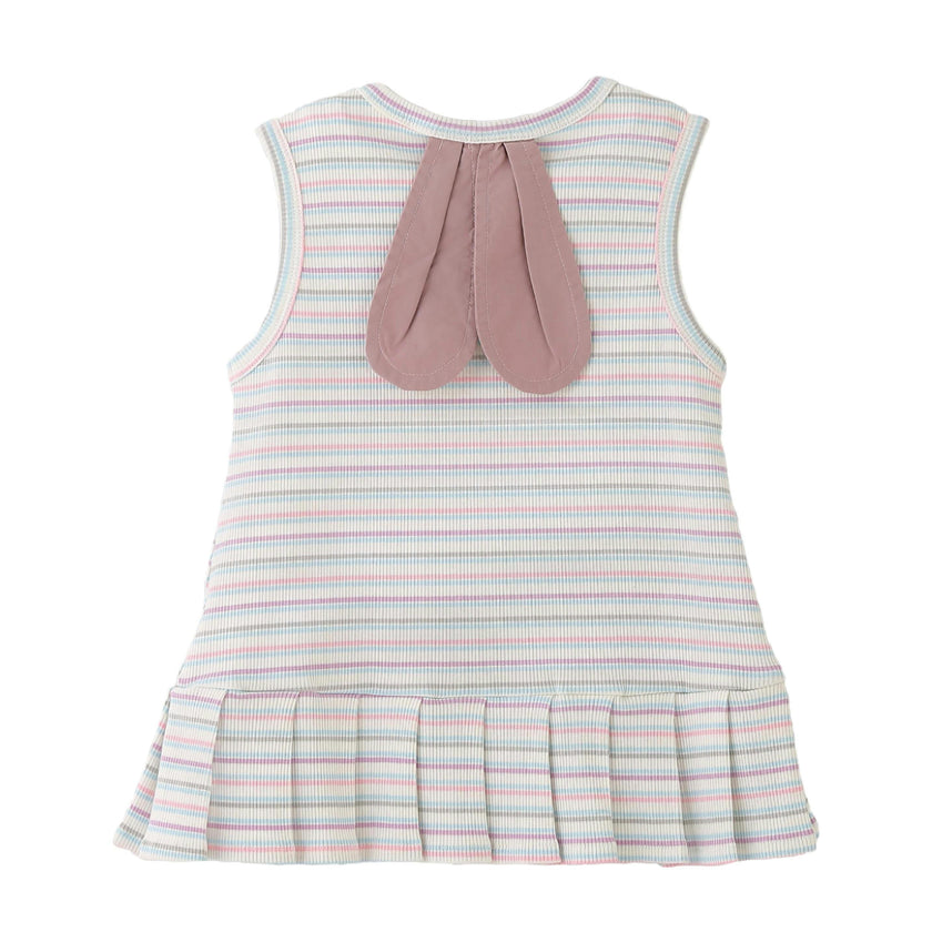 Pink Stripe Bunny Dress