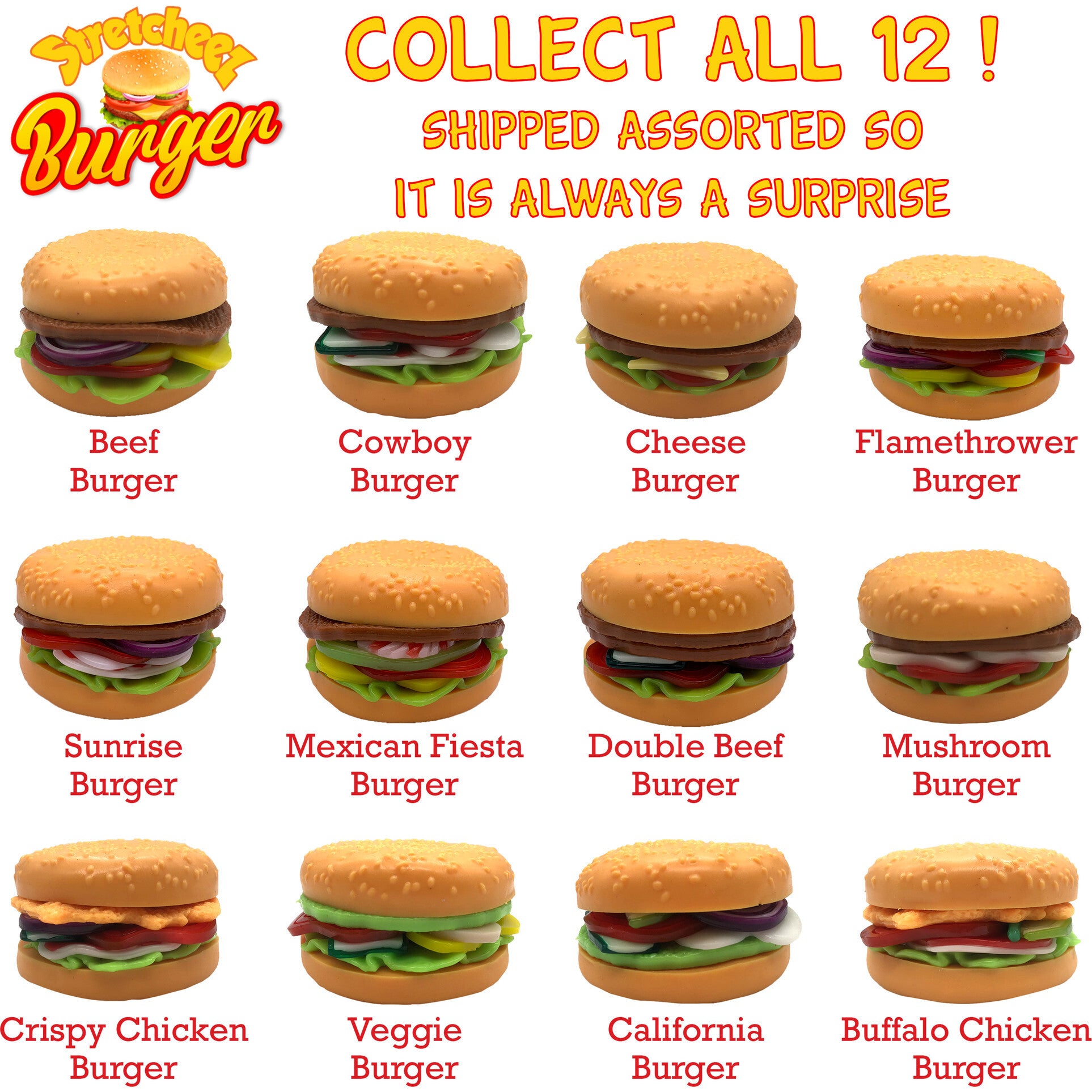 Stretcheez: Hamburger - 2 Pack