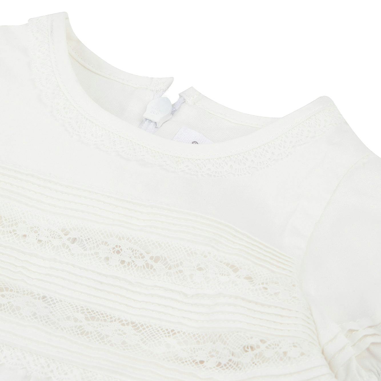 TARTINE ET CHOCOLAT Sweet Lace Romper - Nacre