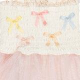 Bows Tutu - Ivory/Multicolor