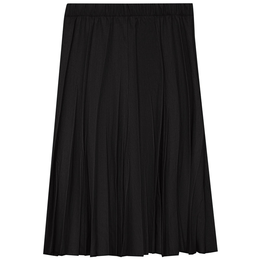 Short Denim Burst Pleated Skirt