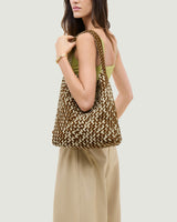 Nomad Medium Hobo Double Weave | Carmel