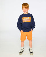 French Terry Sweatshirt Dark Blue