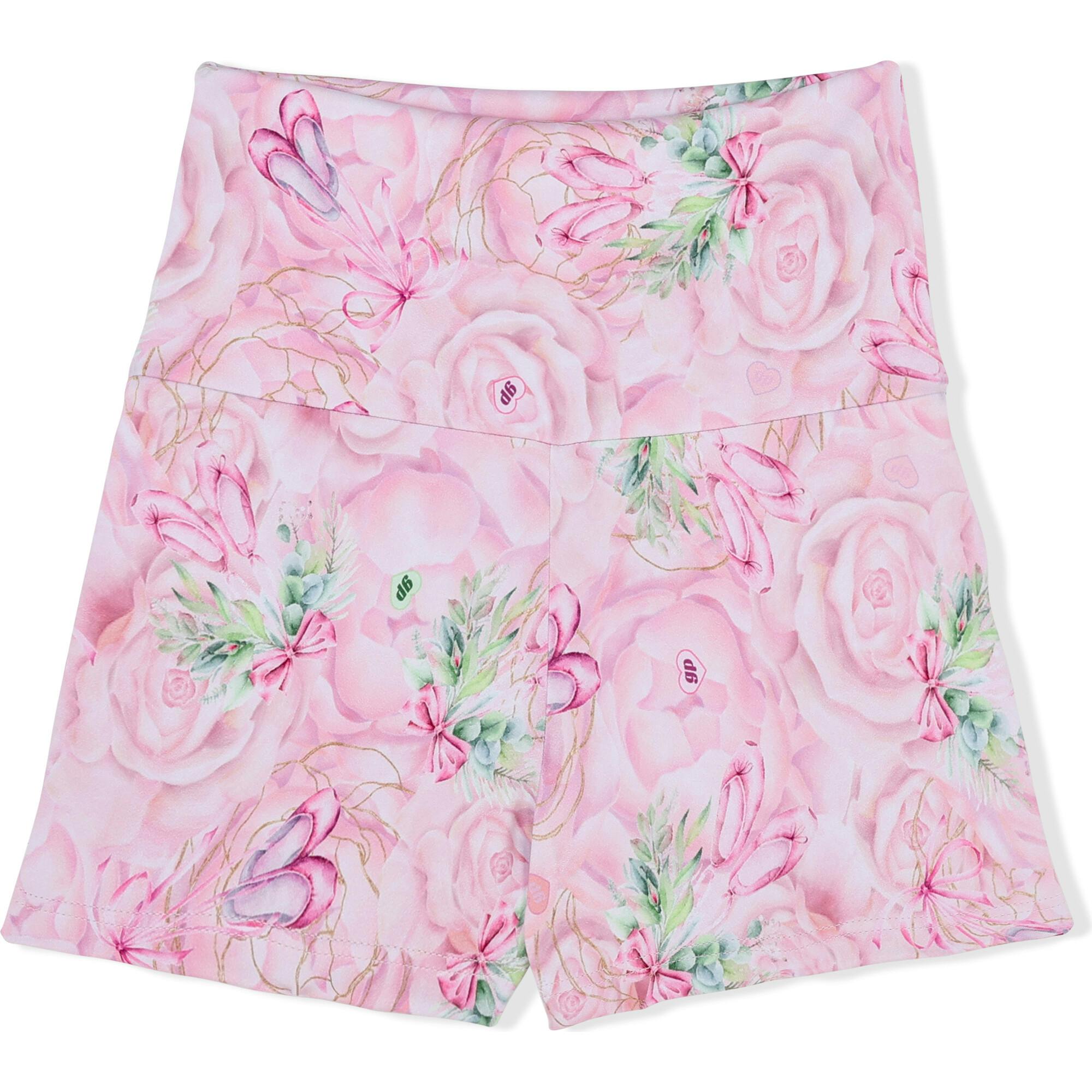 Ballet Bows High Waist Short, Pink
