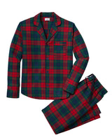 Men's Brushed Twill Pajama Set in St. James Tartan