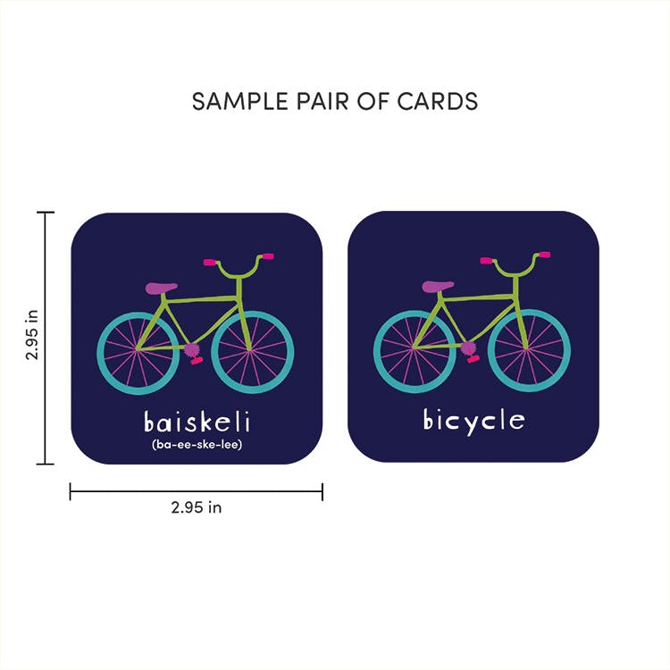 Minilingo, Swahili/English Flashcards