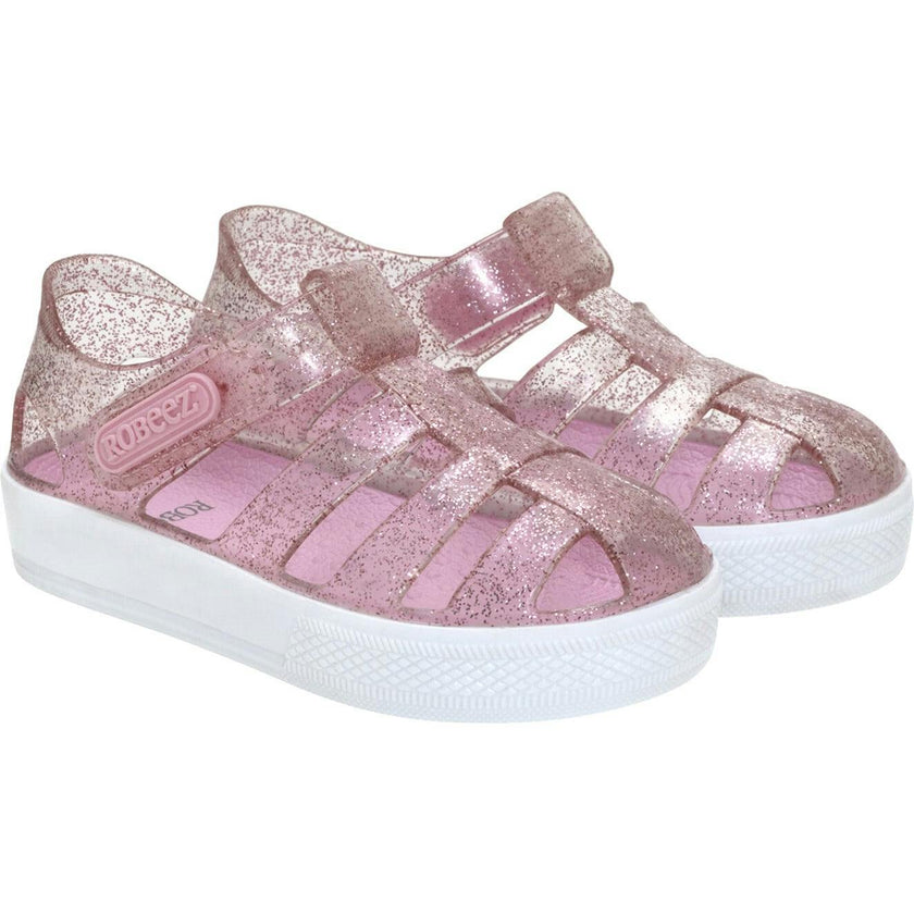 Elite Glitz Jelly Shoes in Pink