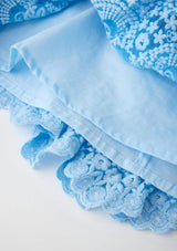 Paloma Lace Frill Mini Dress
