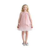 Pink Lumielle Ruffle Dress