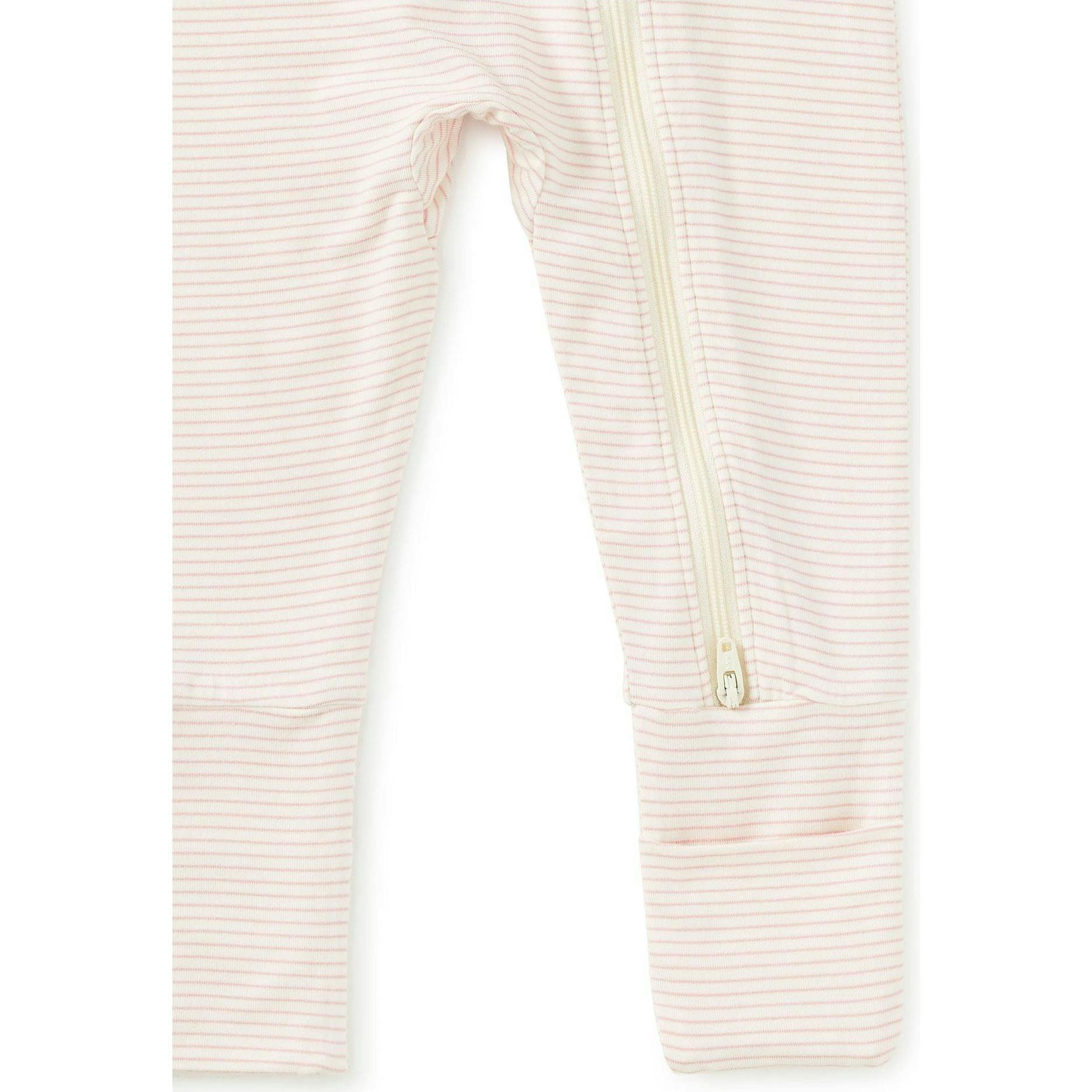 Footed Baby Romper, Pink
