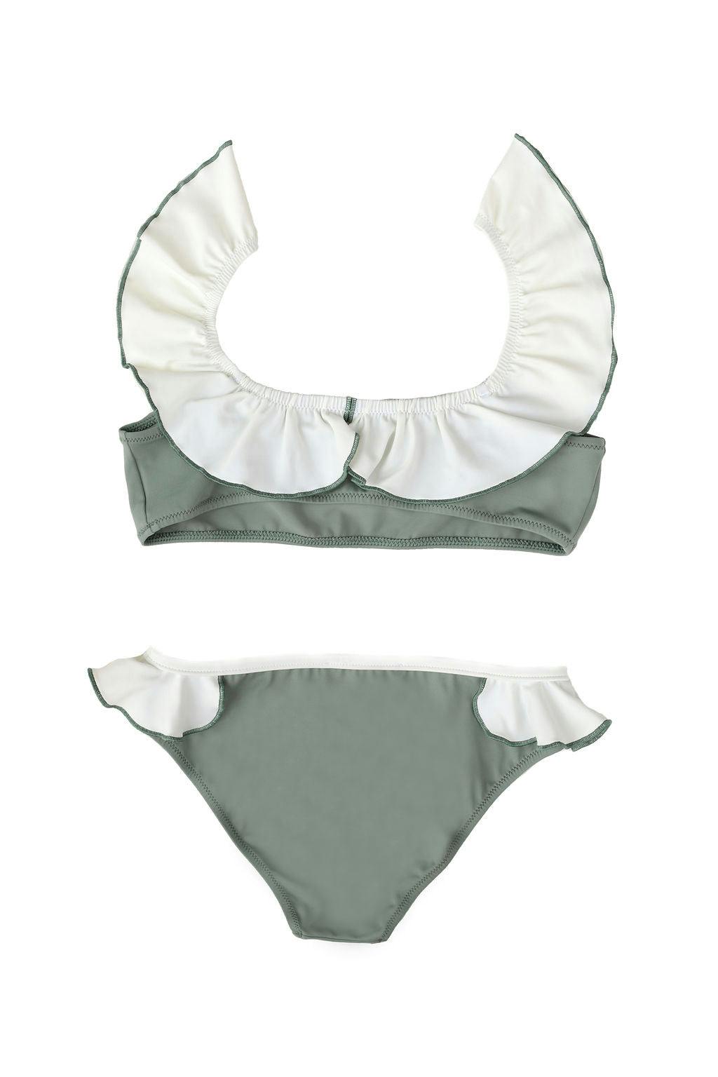 Elisa Bikini Sage Green And Ivory