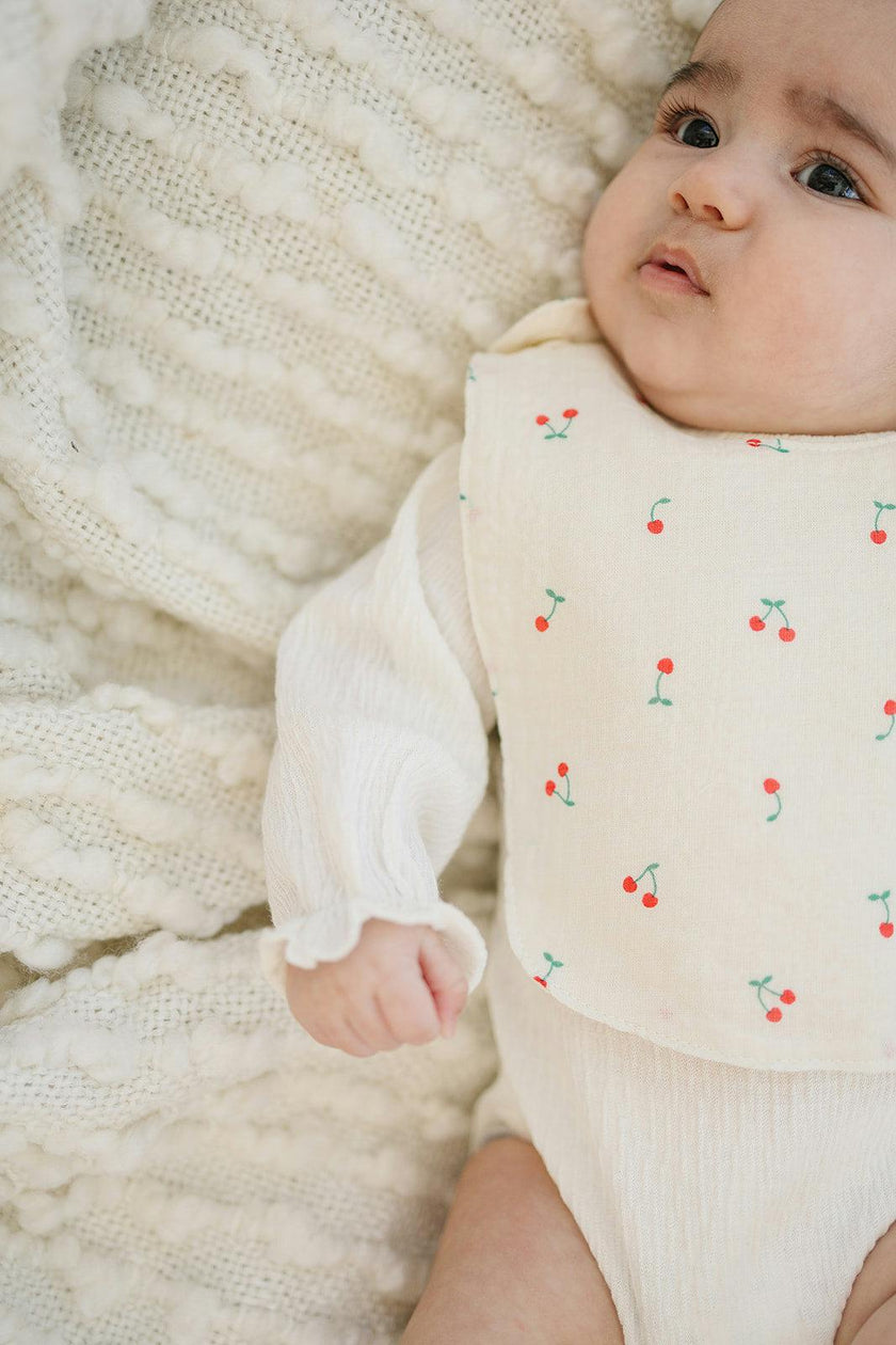 Signature Cotton Print Bib