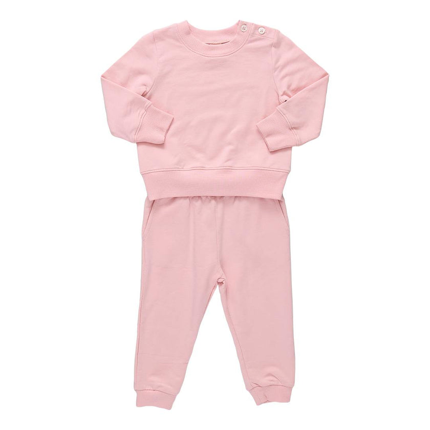 Baby Jax Jogger Set - Powder Pink