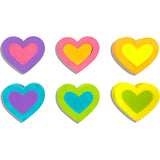 Hearts in Bloom Puzzle Erasers - Set of 6