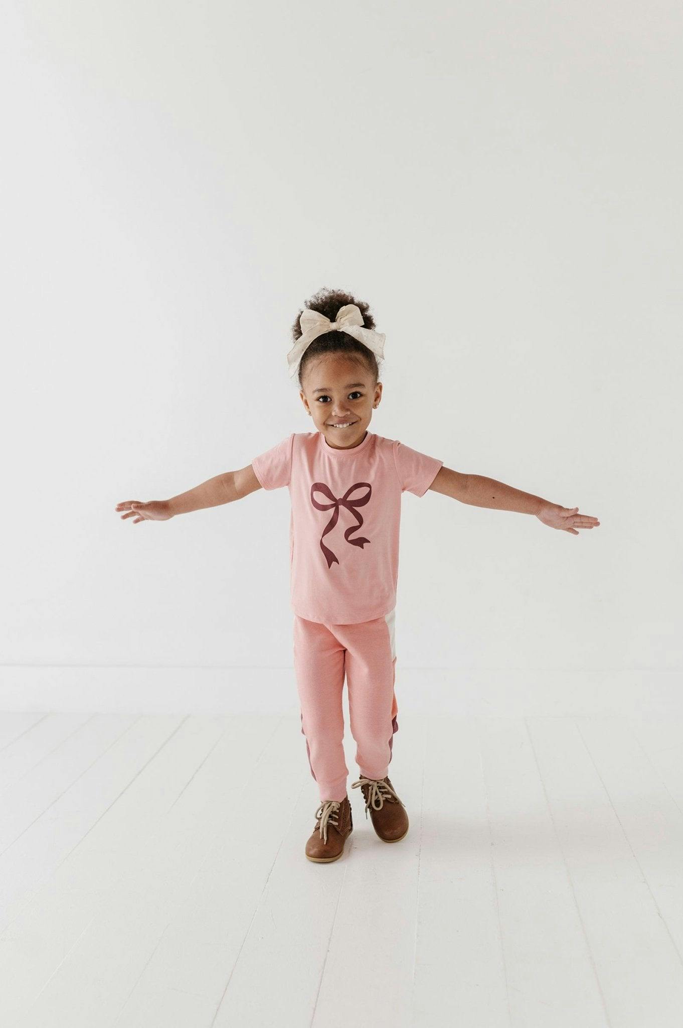 Girl's Short Sleeve Tee Cherries