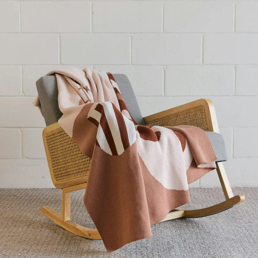 Breakfast Knit Blanket