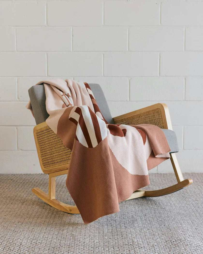 Breakfast Knit Blanket