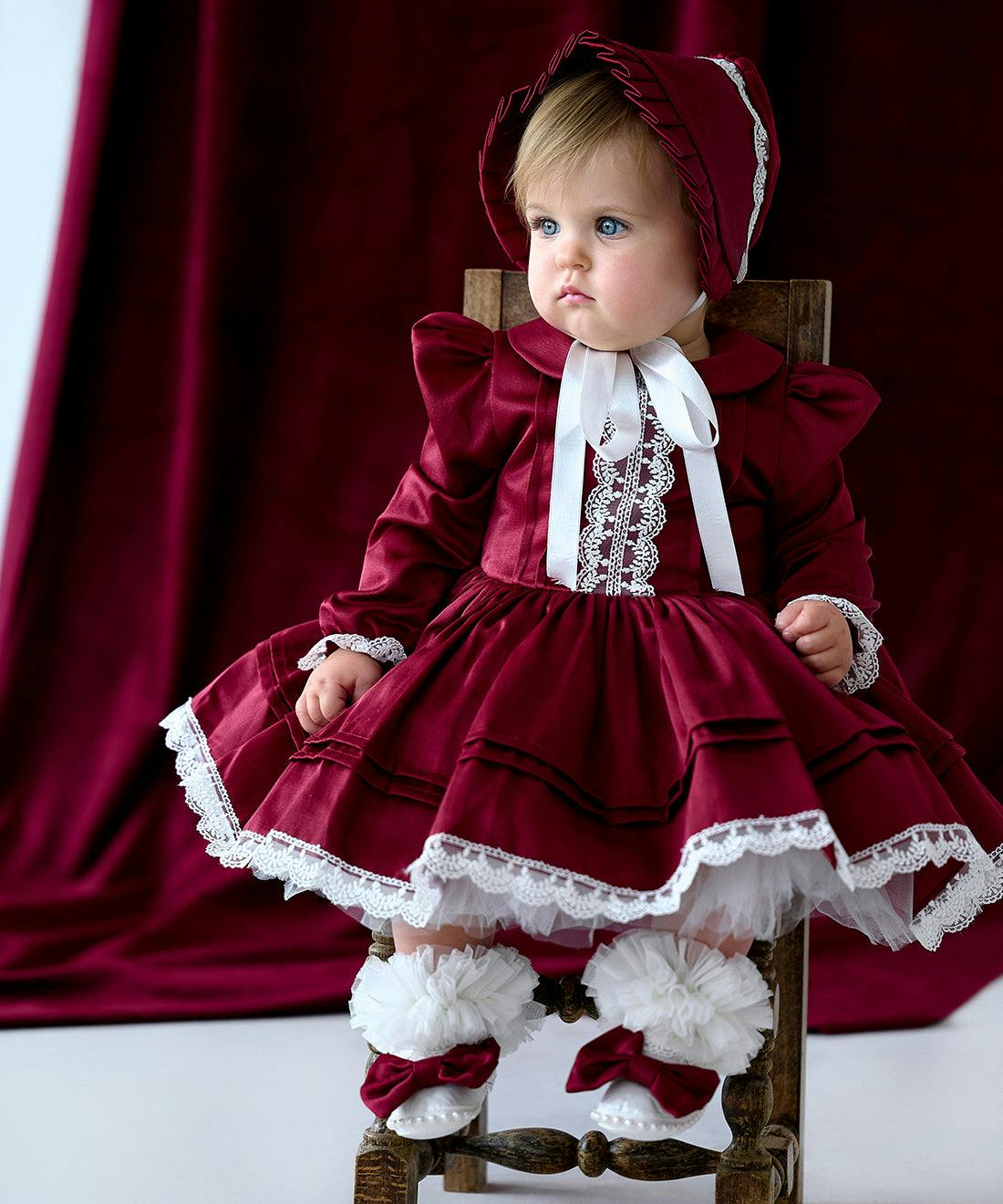 Hayya Baby Dress with hat and shoes