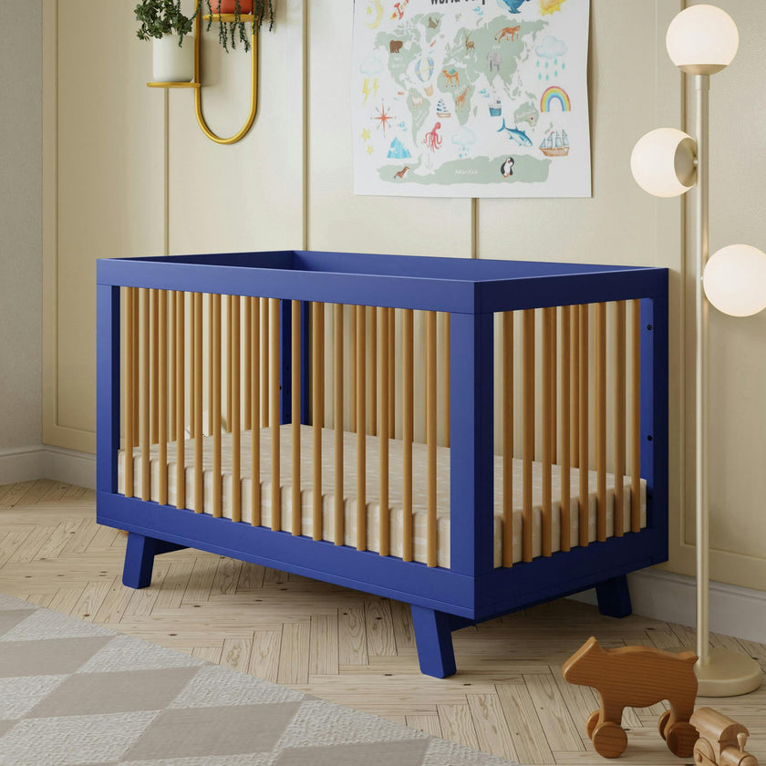 Hudson 3-In-1 Convertible Crib With Toddler Bed Conversion Kit