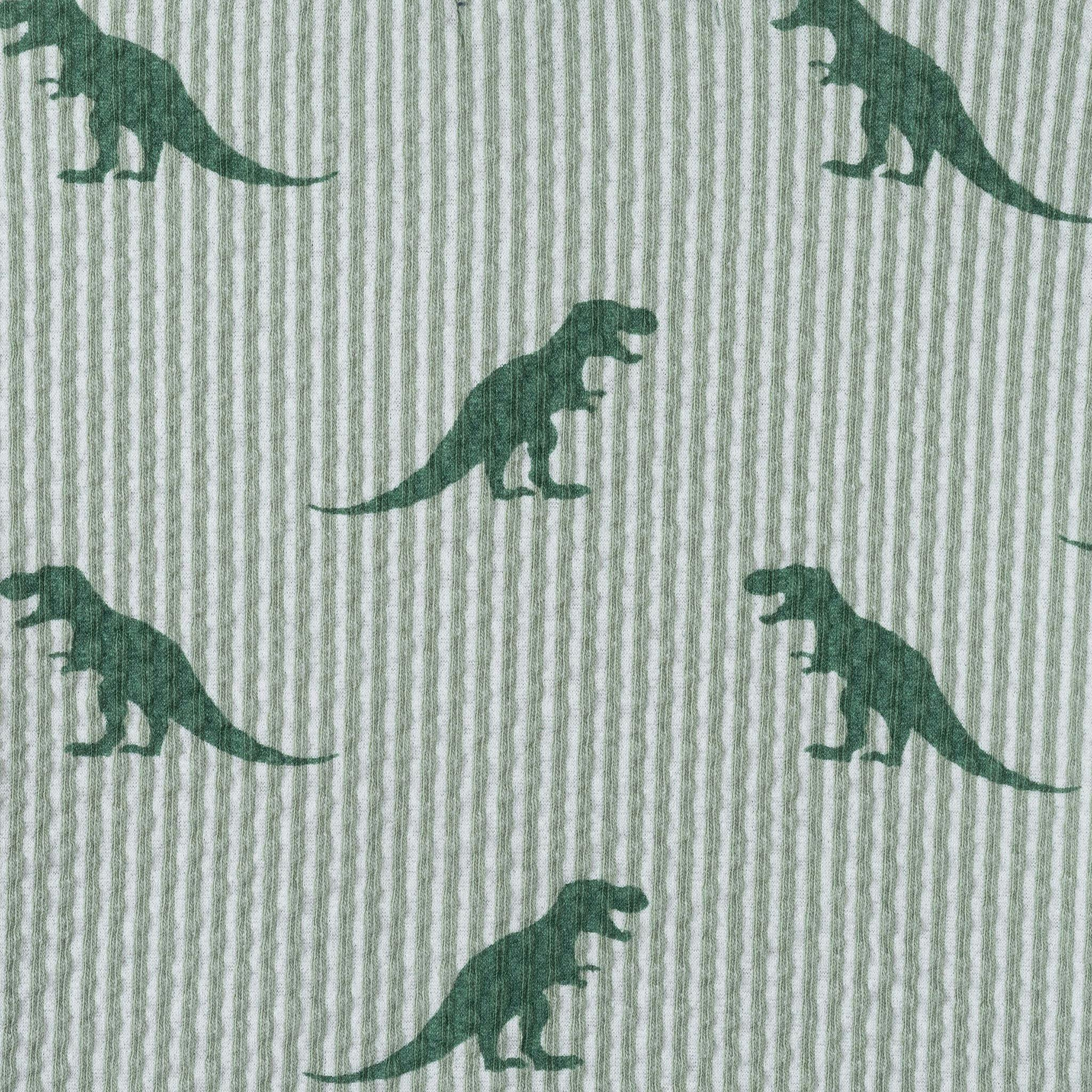 Infant Boys Short Sleeve Cabana Set | Green Stripe Dino