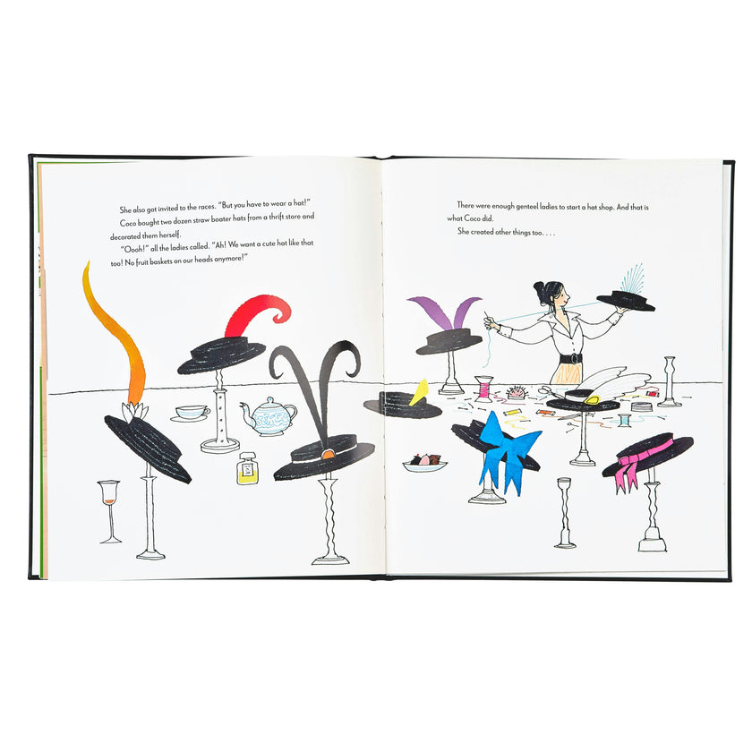 Coco and the Little Black Dress Leather Bound Children's Book