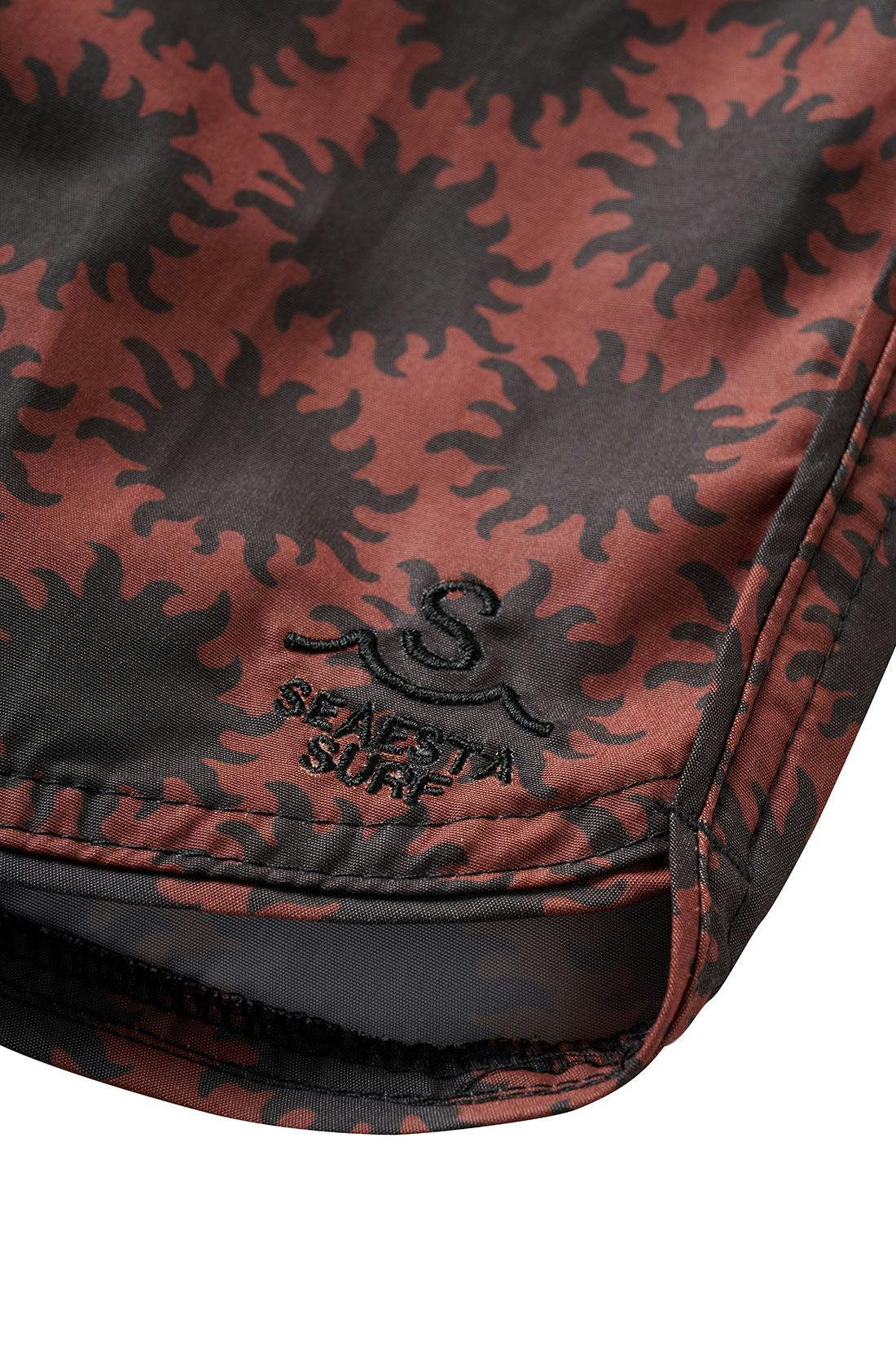 Seaesta Scallop Retro Flare Boardshort / Beams / Bronze