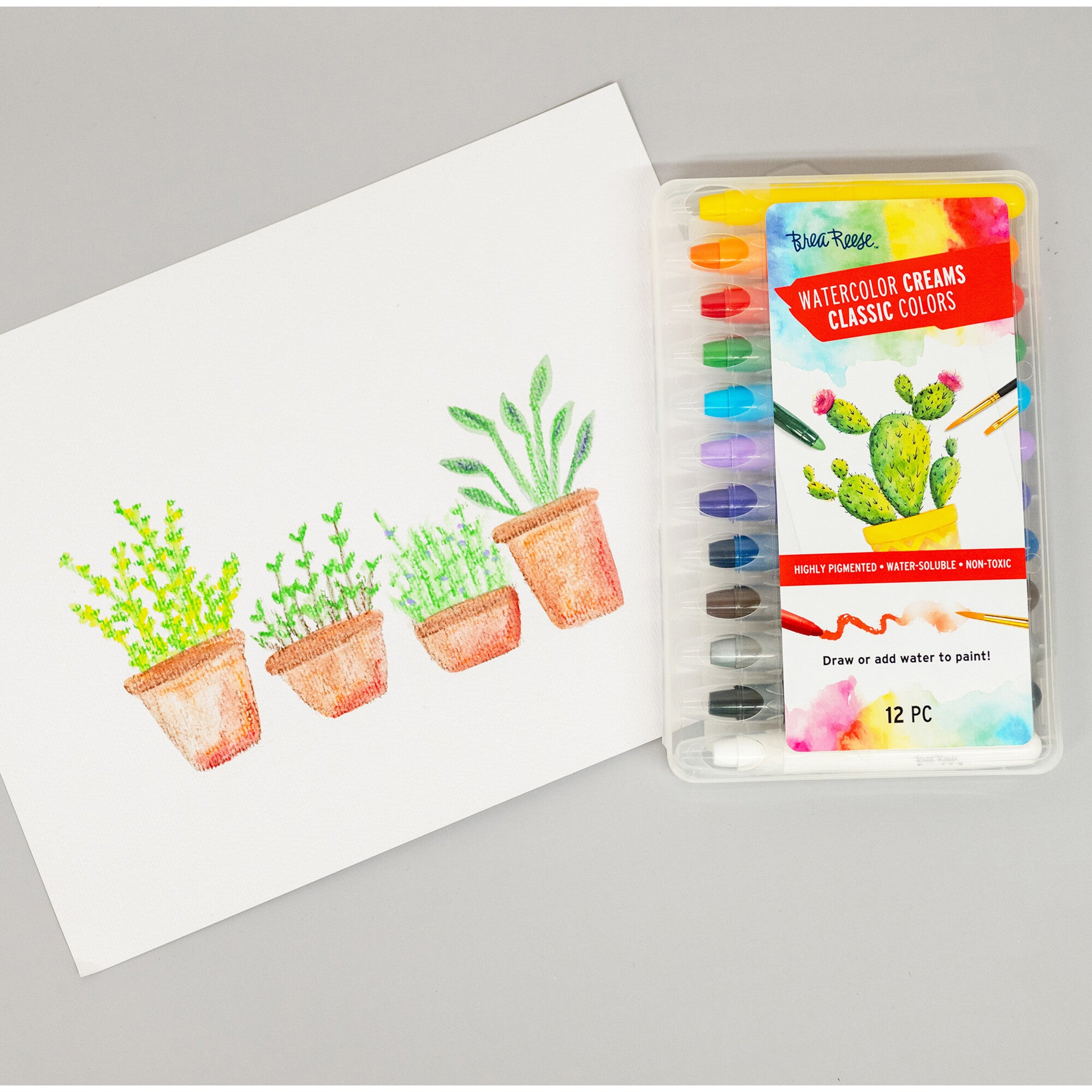 Brea Reese: Watercolor Creams - Classic Colors 12pc