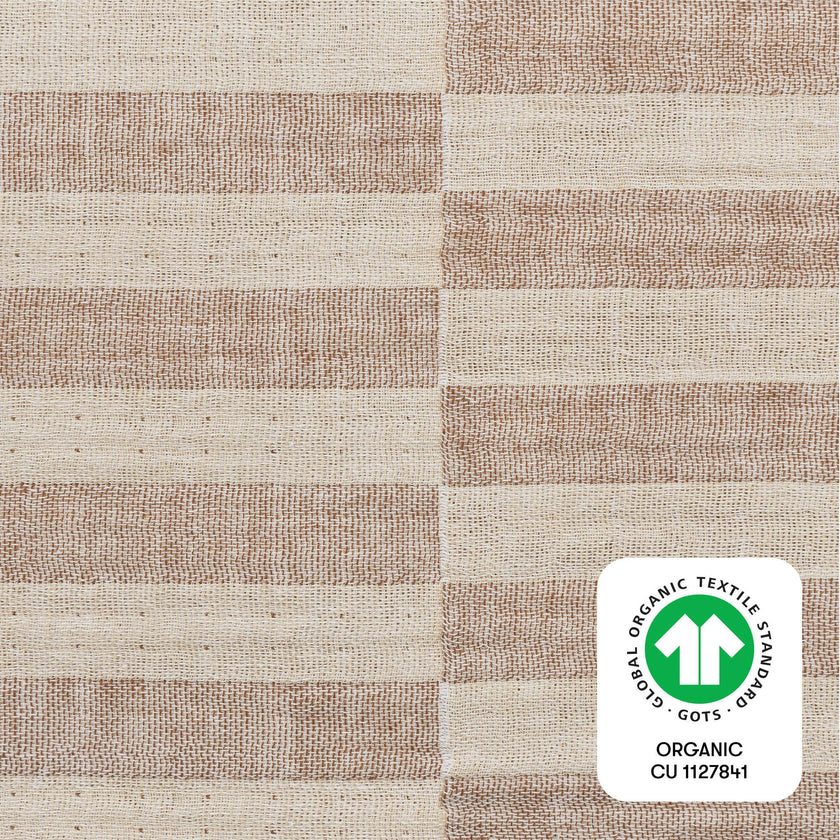 GOTS Certified Organic Muslin Cotton Crib Sheet