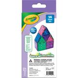 Crayola Glitter Magnetic Tiles 14 Piece Expansion Pack