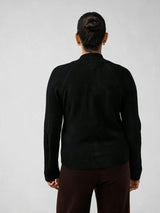 Funnel Neck Raglan Knit Maternity Cardigan