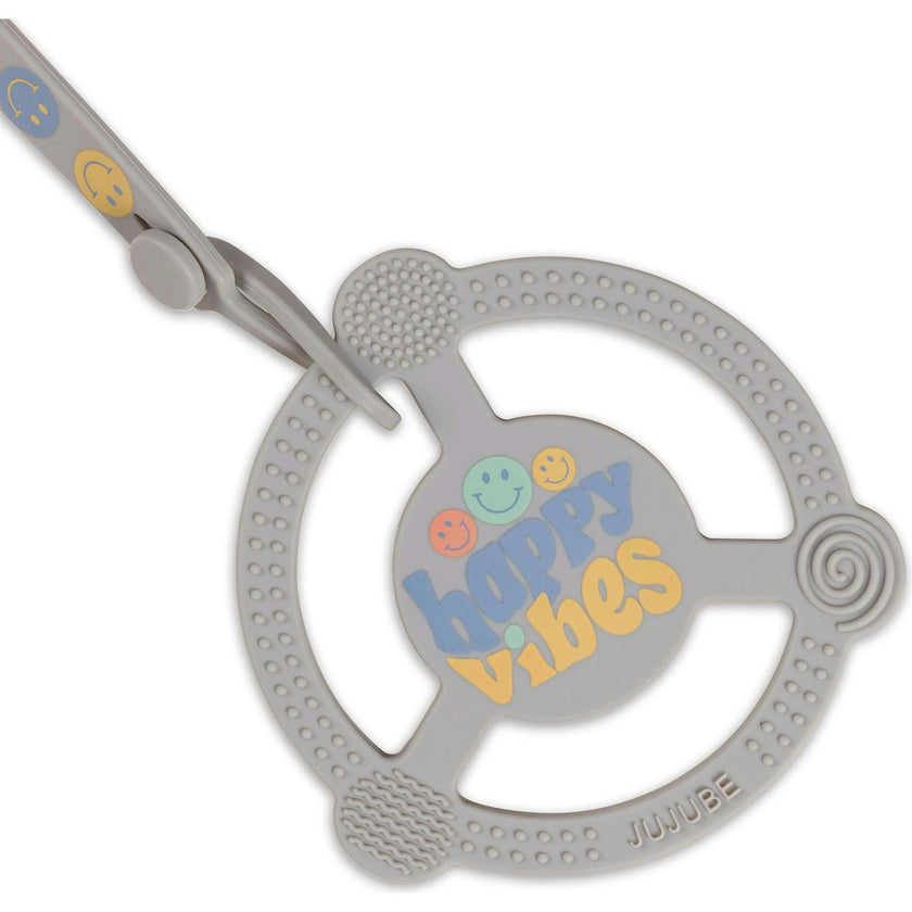 JuJuBe × Studio Oh! Silicone Teether Ring With Detachable Clip