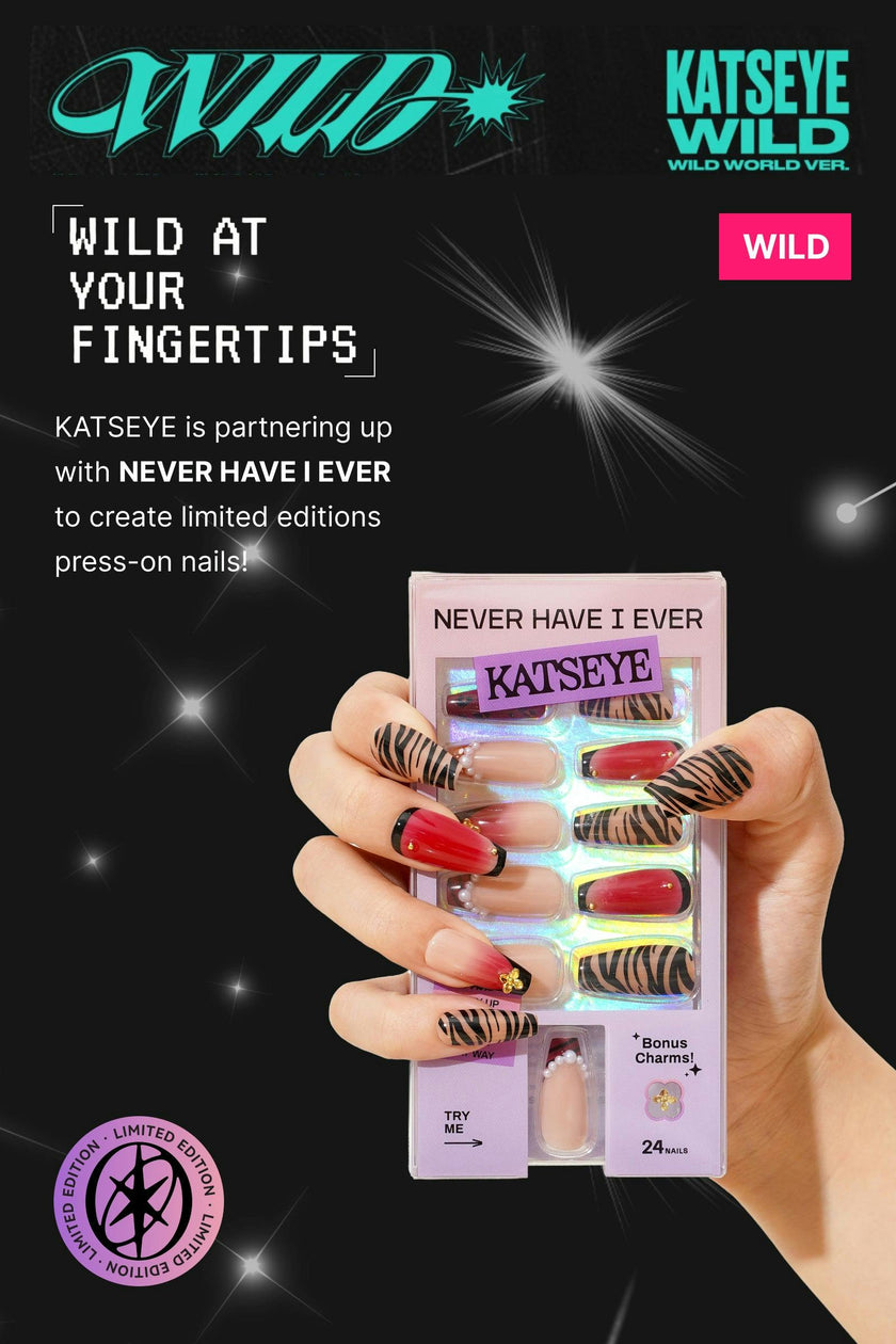 KATSEYE | ANIMAL – COFFIN PRESS-ON NAILS