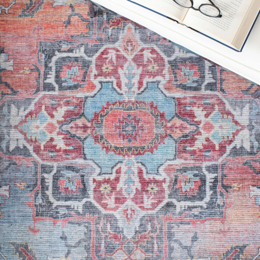 Serapi Machine Washable Rug, Multi