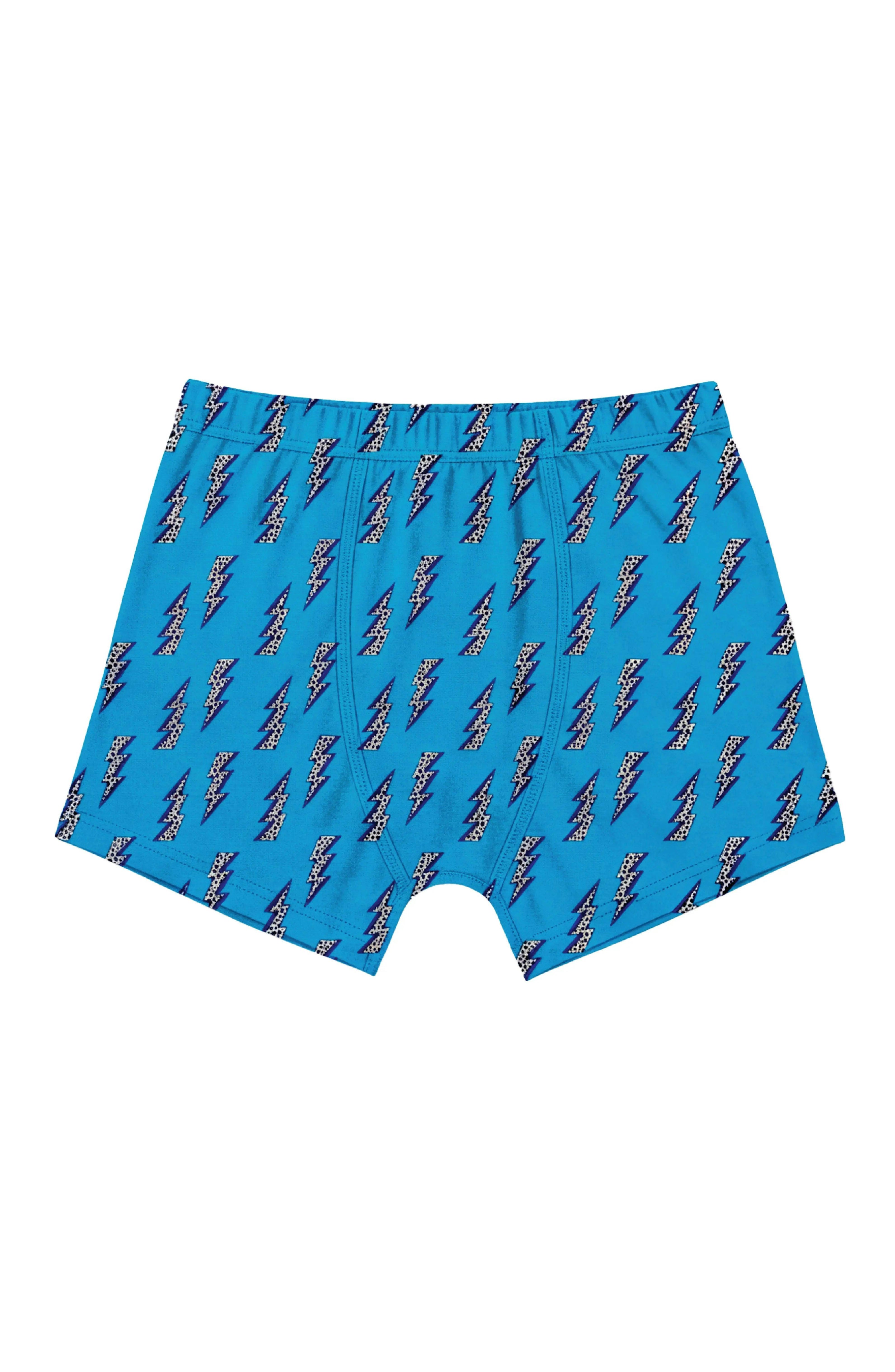 3 Pcs Set Boys Boxer Briefs - Lightning Bolts