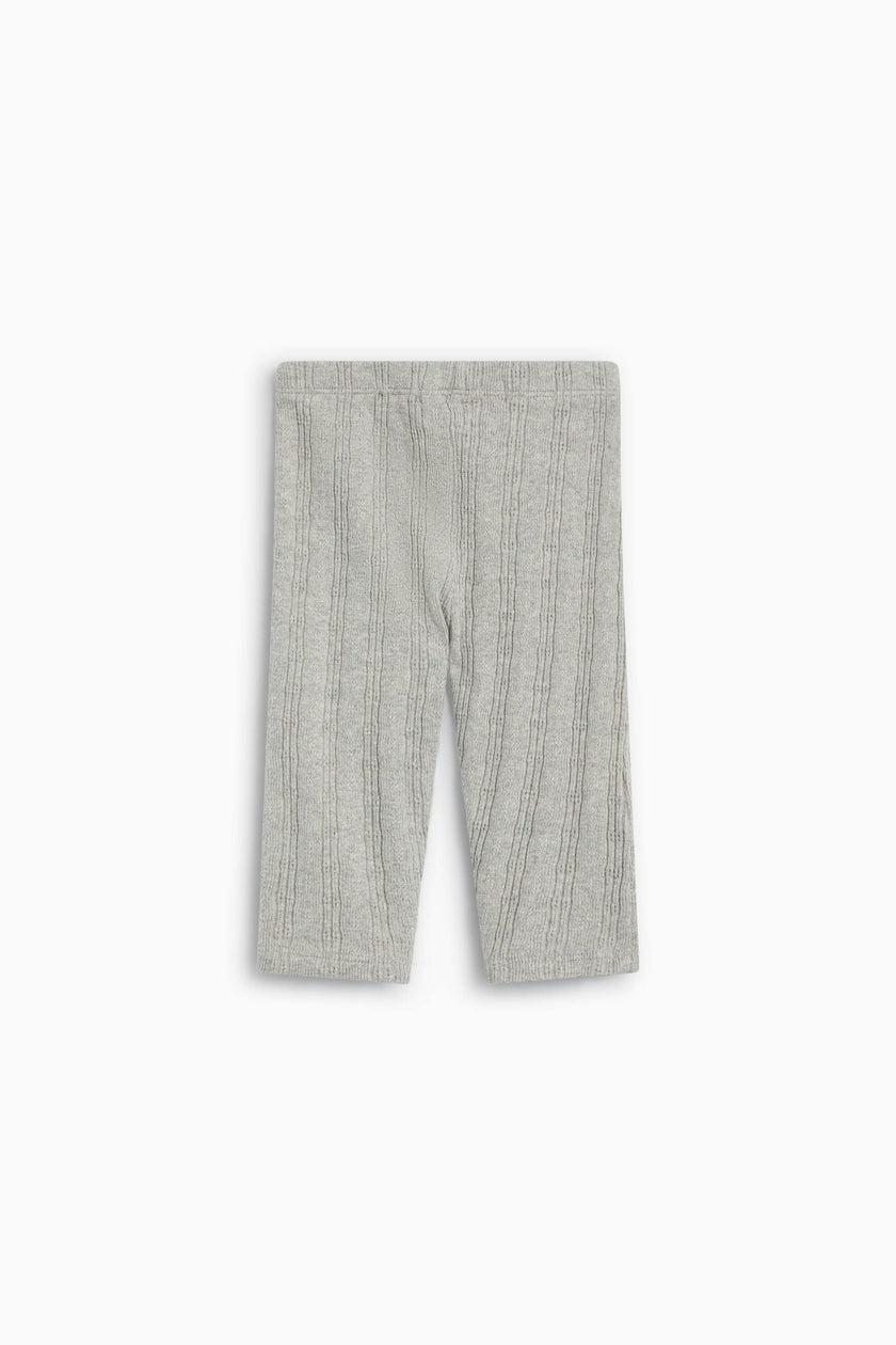 TNS Logo Baby Legging Mid Grey Melange