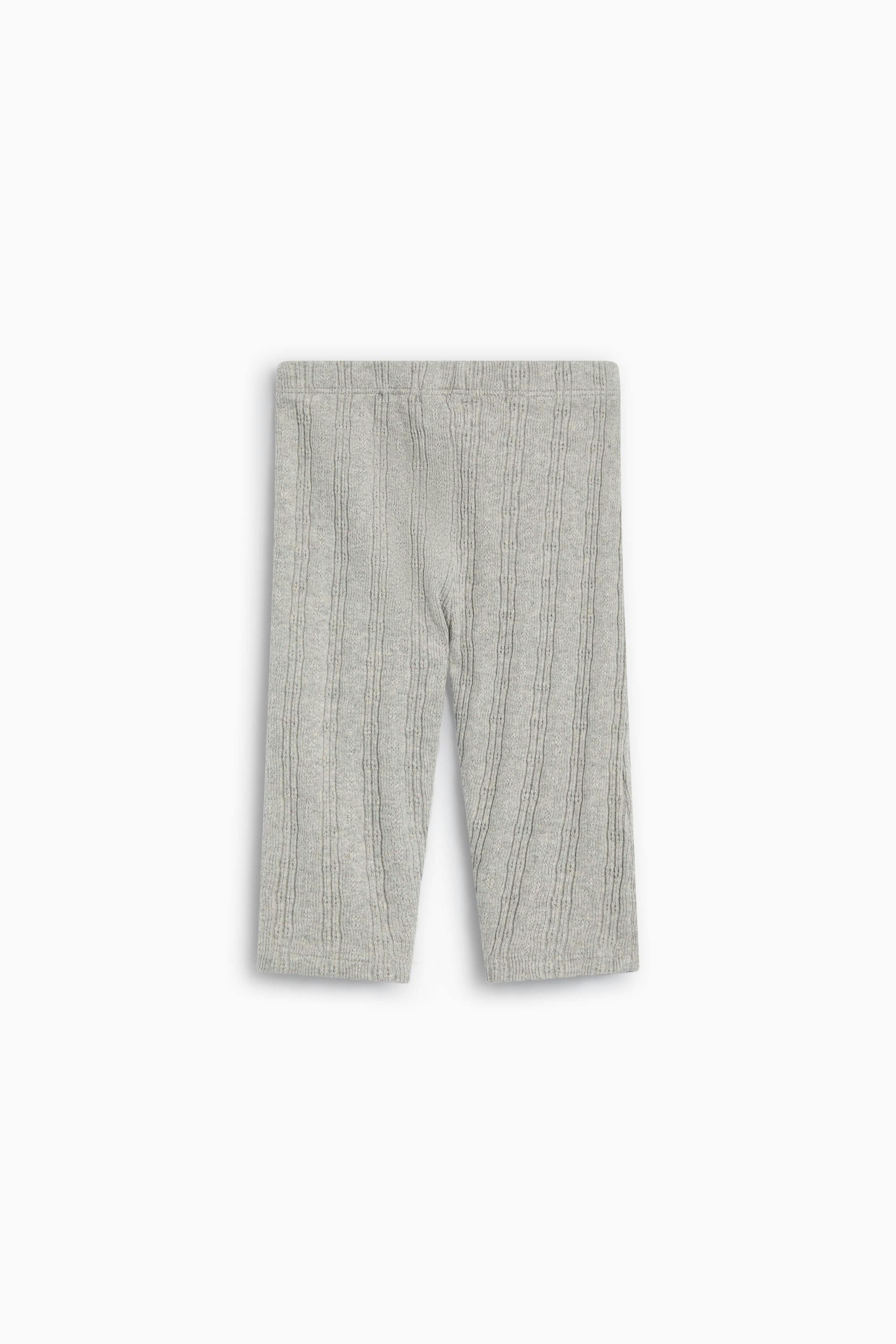 TNS Logo Baby Legging Mid Grey Melange