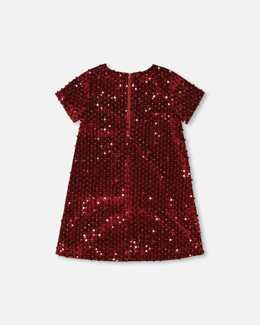 Velvet Short Sleeve Dress