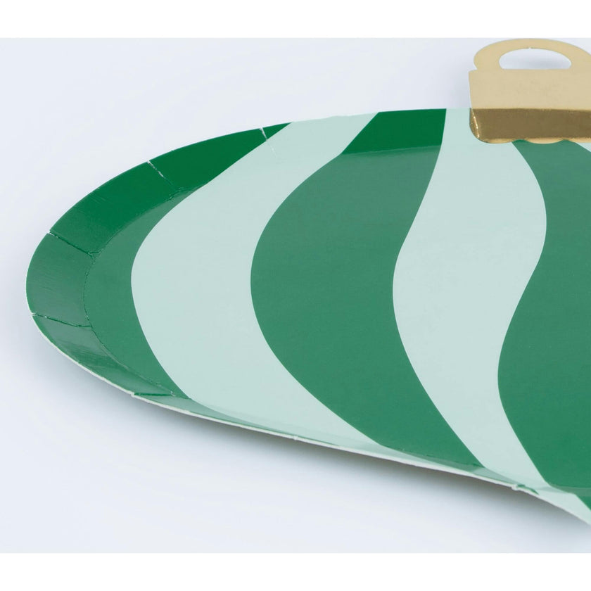 Striped Ornament Plates