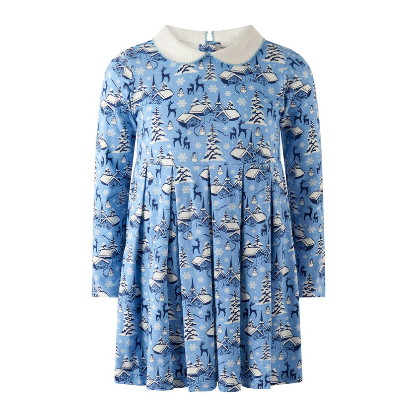 Snow Chalet Jersey Dress