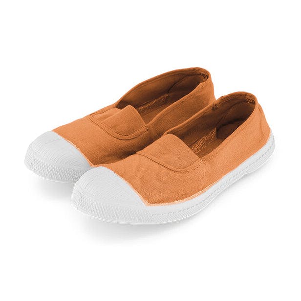 BENSIMON Womens - Elastic Tennis Shoes - Coral
