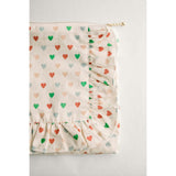 Love In Bloom Timless Floral Ruffle Zipper Pouch