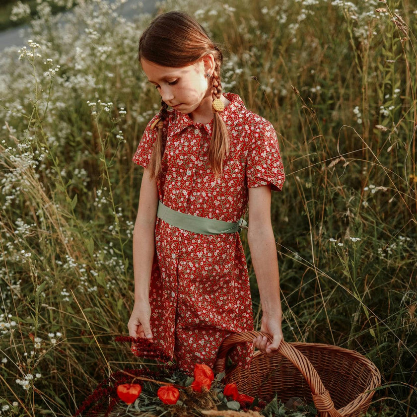 Eaton Dress - Ruby Chintz