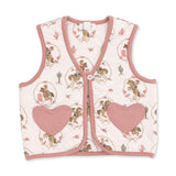 Cowgirl Cameos - Quilted Vest with Heart Pockets