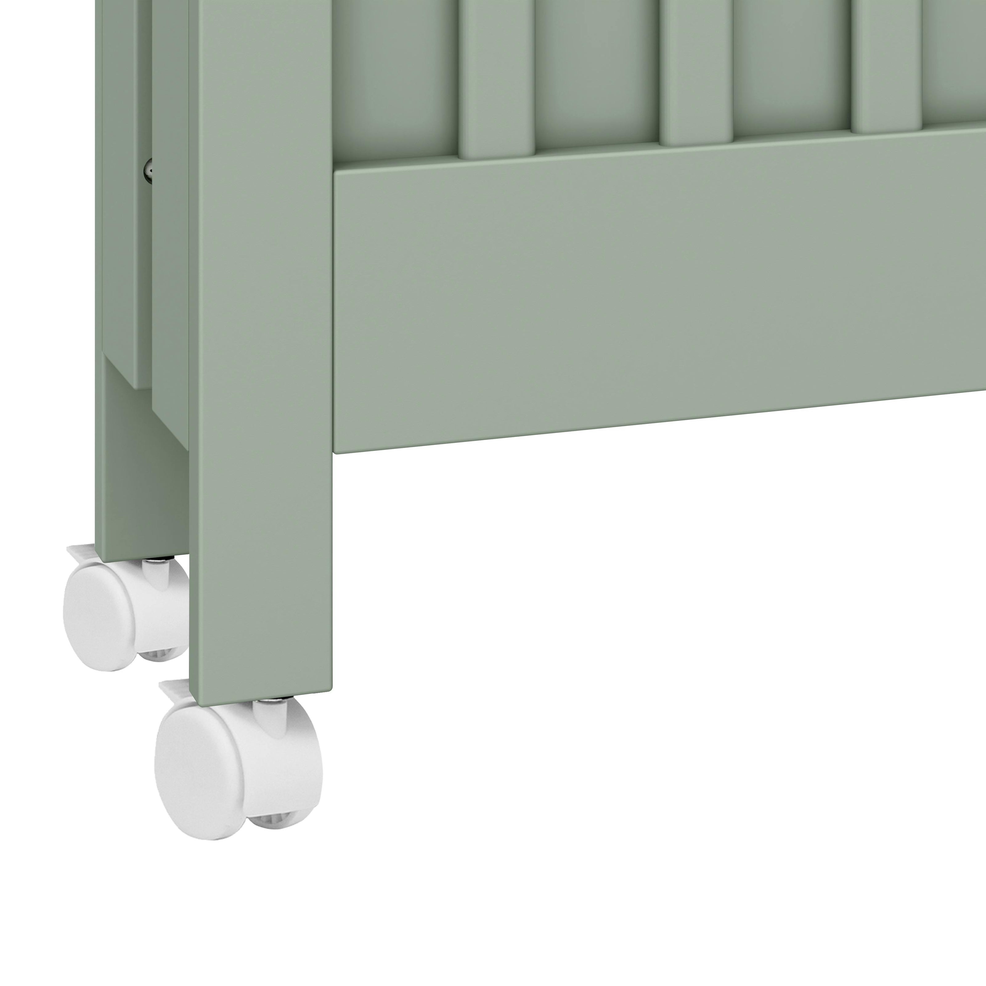 Maki Portable Folding Crib with Toddler Bed Conversion Kit
