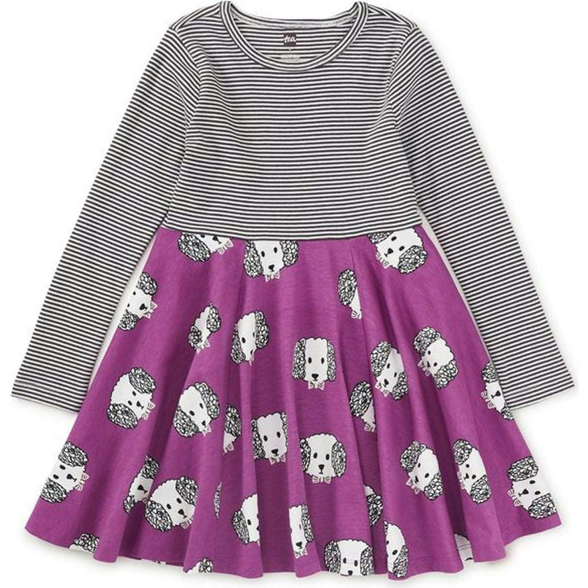 Print Mix Twirl Dress, Multi