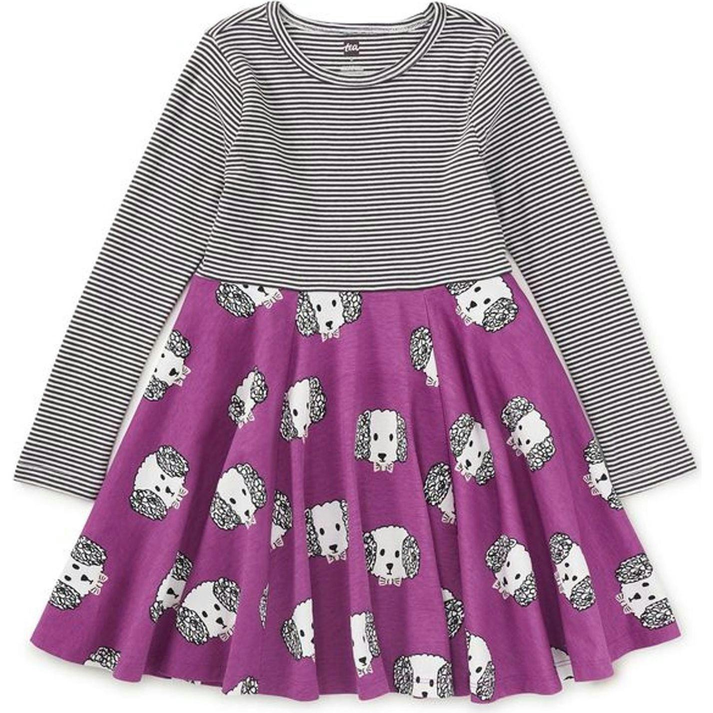 Print Mix Twirl Dress, Multi
