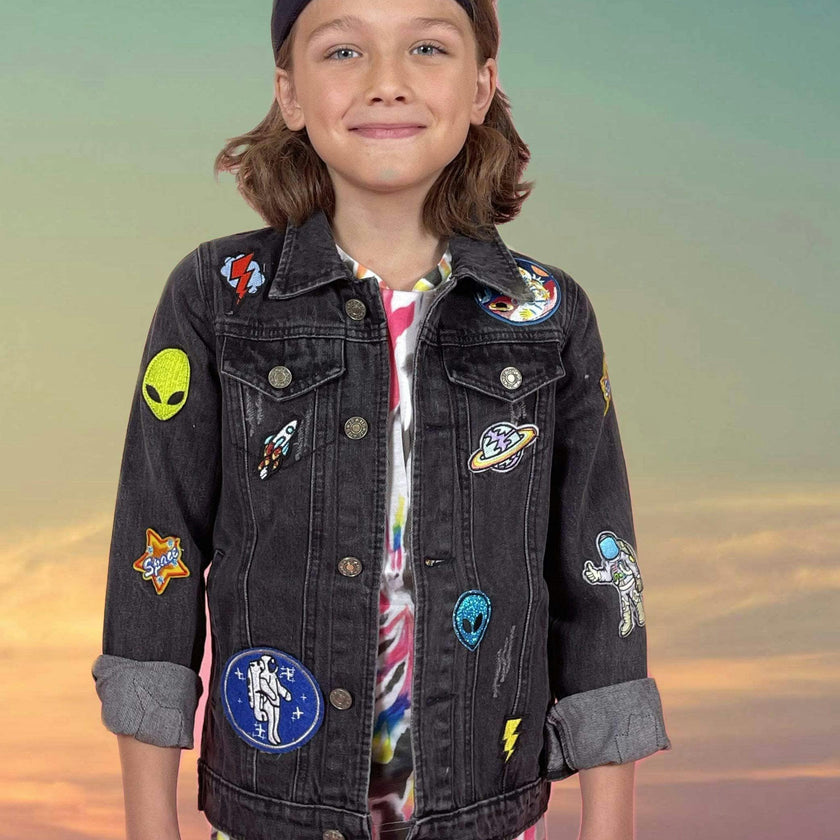 Interstellar Patched Jacket