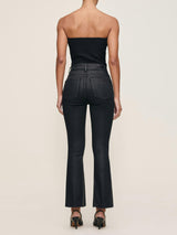 Bridget Boot High Rise Instasculpt™ Crop Jeans Black Coated