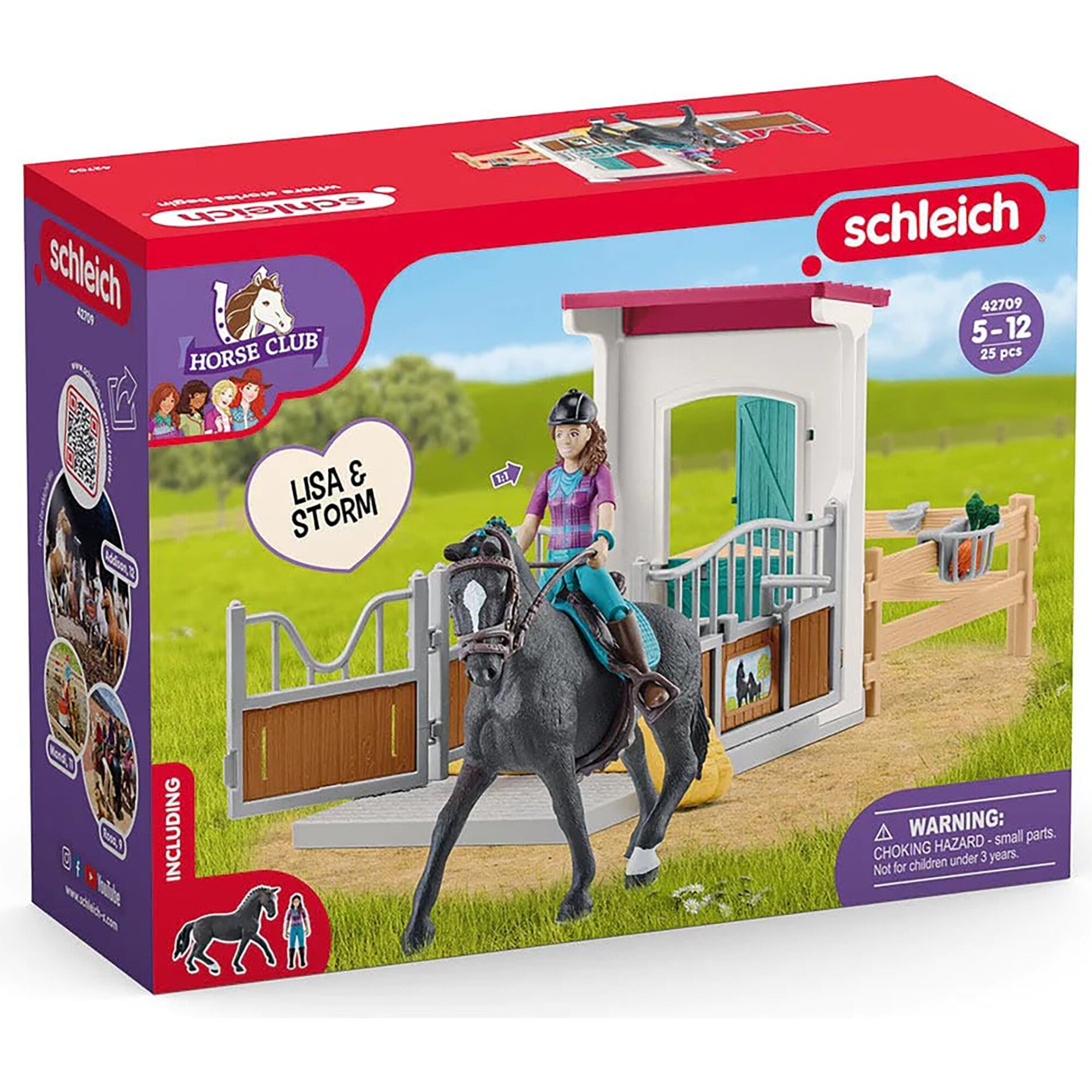 Schleich Club: Box - Lisa & Storm - & Rider Figurine Playset