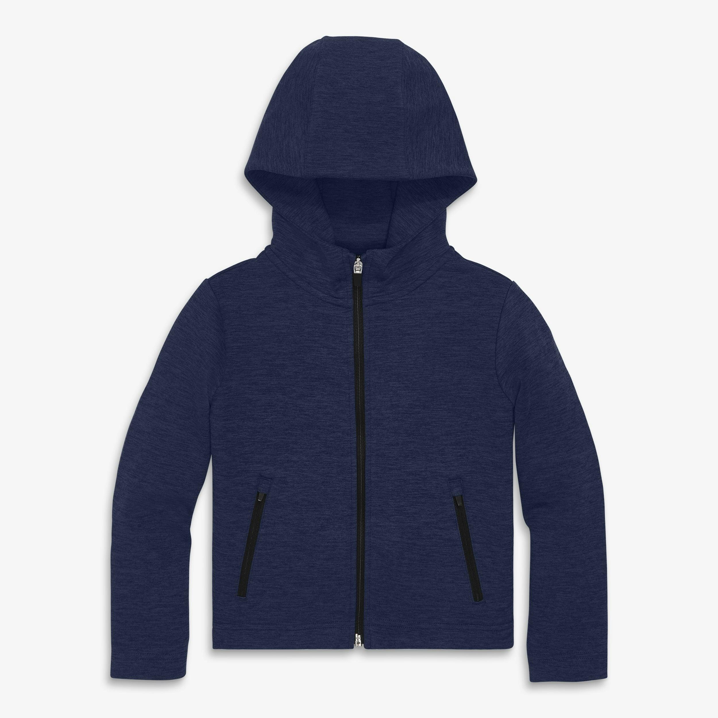 Kids cozy FlexKnit zip hoodie